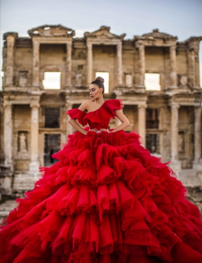 Agate wedding dress