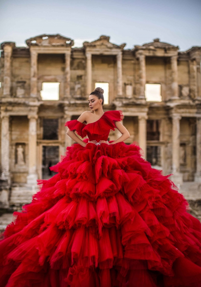 Agate wedding dress